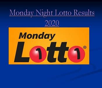 monday night lotto